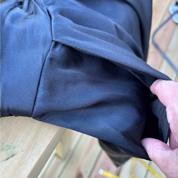 Davids Bridal black dress strapless wedding bridesmaid small 4 - Picture 7 of 7